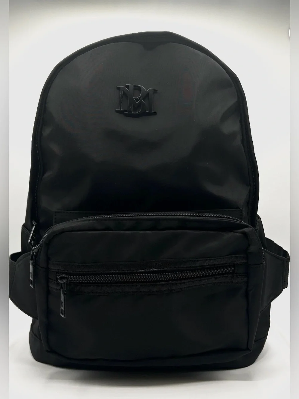 NWT Badgley Mischka Backpack. Nylon Backpack w Detachable Fanny Pack BMB-200 Blk